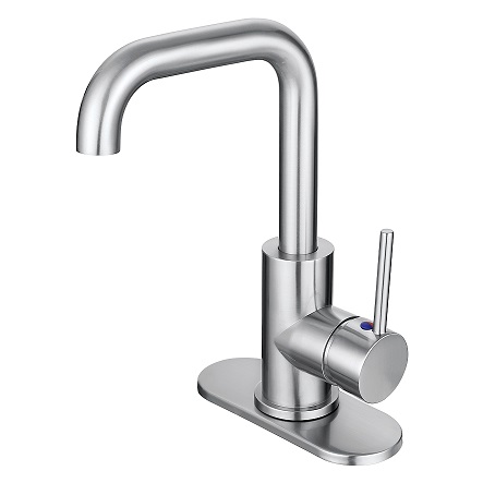 Grifo mate de plástico de plástico de plástico de plástico para un solo mango de baño grifo de mezcladora de baño