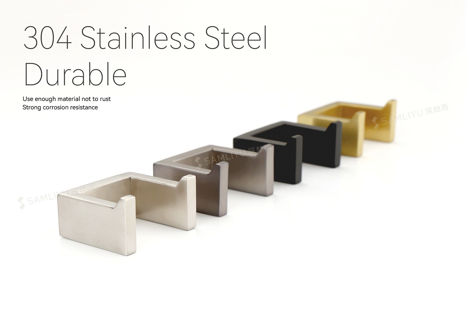 Gancho para toalla de acero inoxidable 304