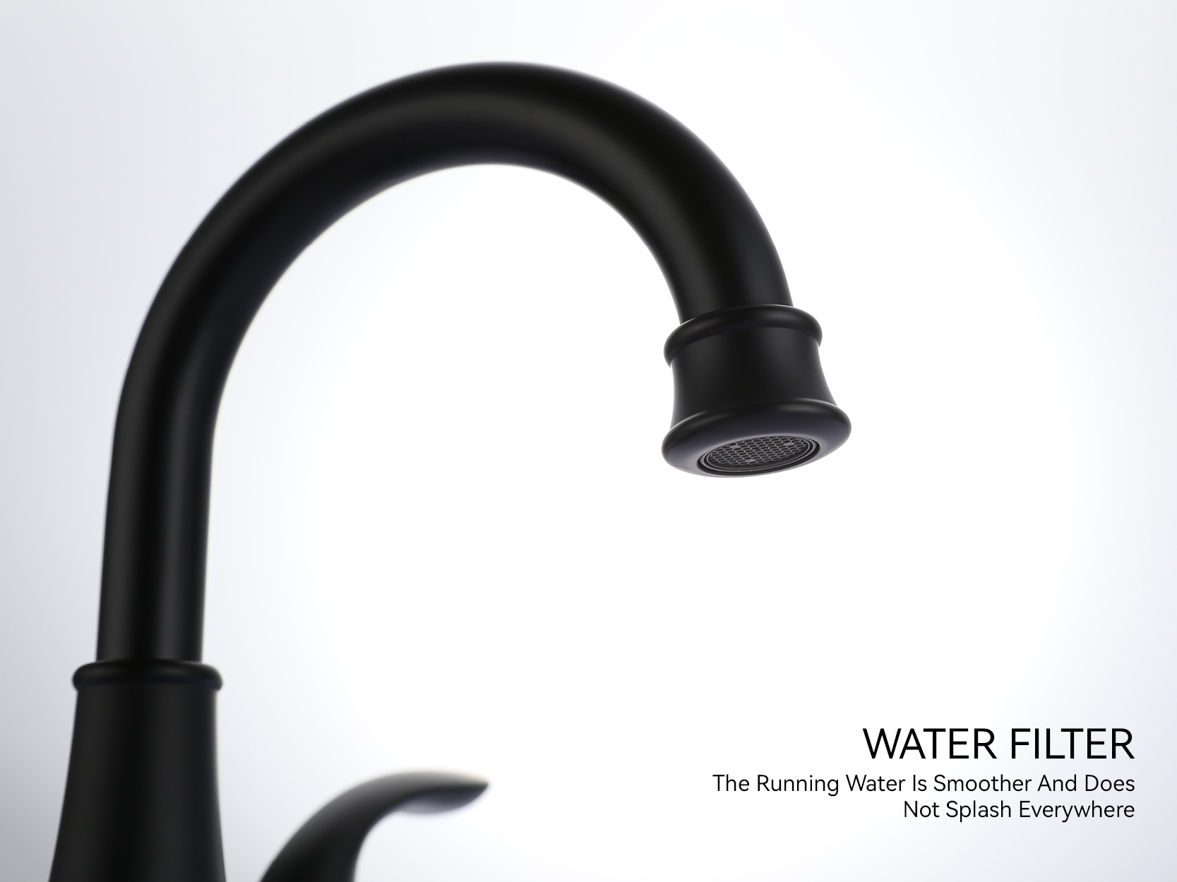 grifo del lavabo del ba&ntilde;o blanco