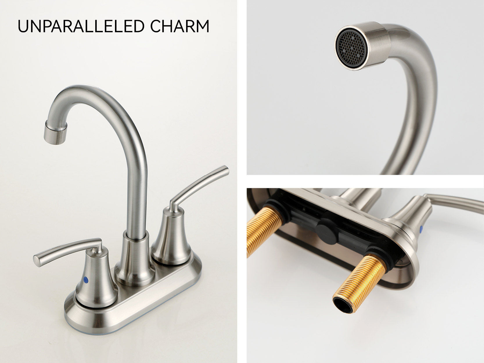 grifos de ba&ntilde;o cromados