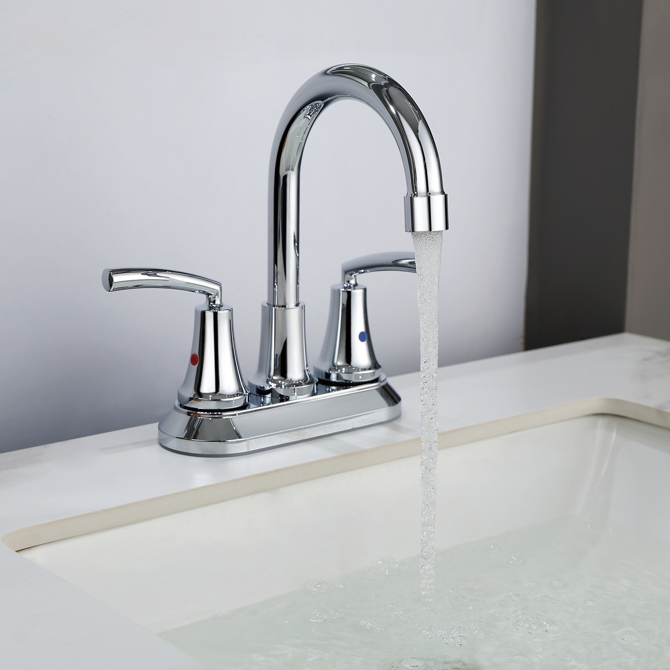 Grifo de baño negro mate de zinc Sly para la batidora de la bañera