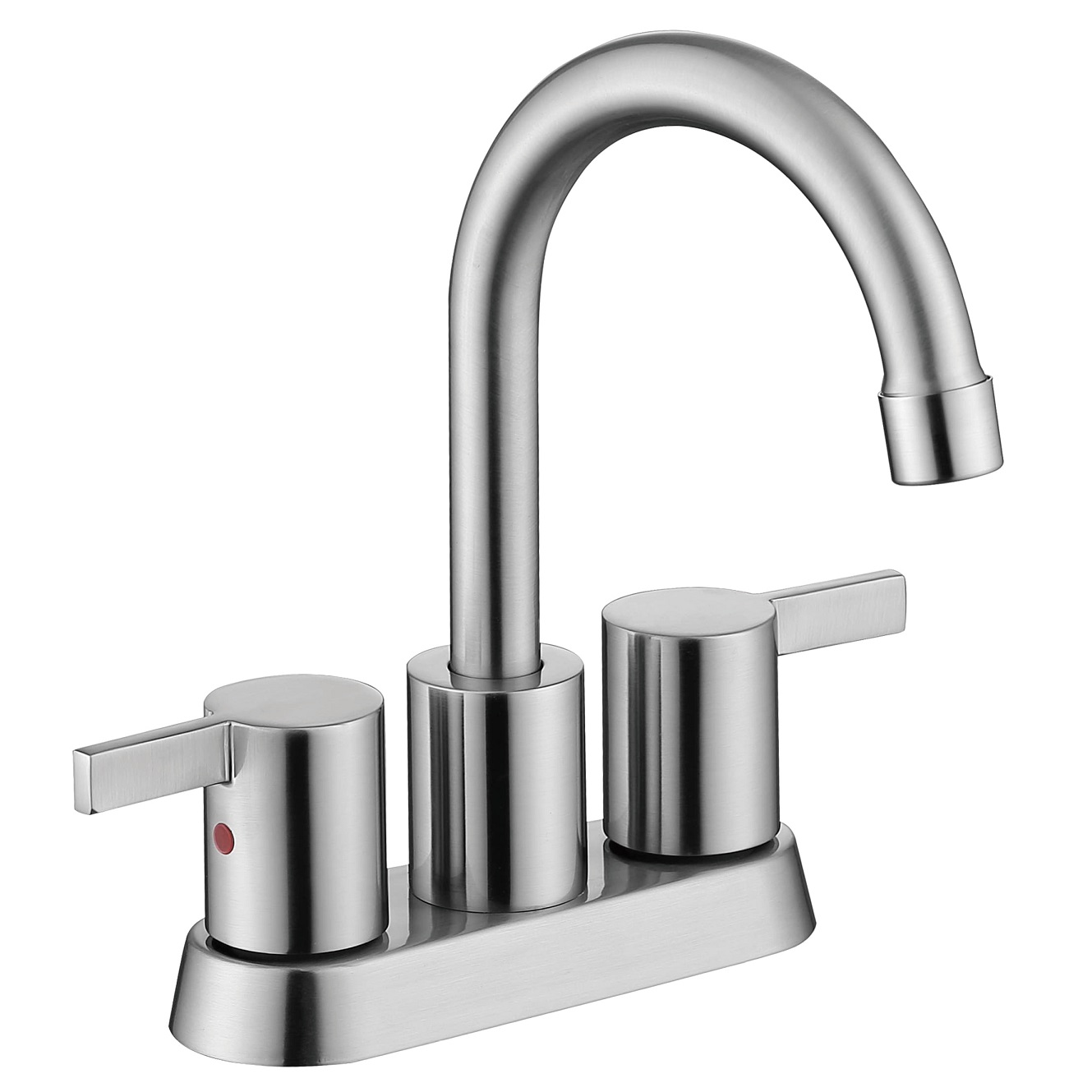 Sly zinc cepillado níquel fregadero de níquel agua grifo de lavabo de baño de agua grifo