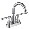 Grifos de baño de níquel cepillado de zinc astuto para el grifo de baño de agua fría y caliente