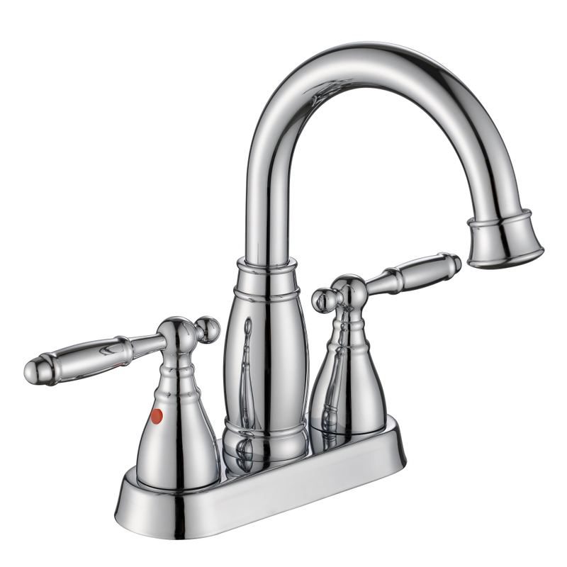 Grifos de baño de níquel cepillado de zinc astuto para el grifo de baño de agua fría y caliente