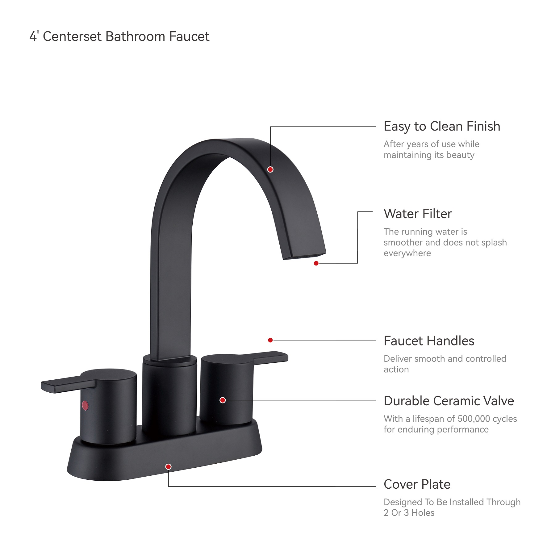 Samliyu Moderno de lavabo de un solo agujero de hoyo lavabo de baño