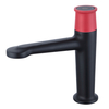 Grifos de cuenca negra mate de latón de color marrón de baño moderno grifo de baño de baño