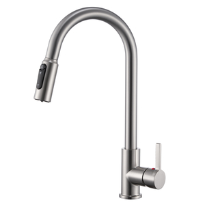 Filtro de agua Sly 304 Cepillado Níquel Retir la cocina grifo de cocina de 3 vías