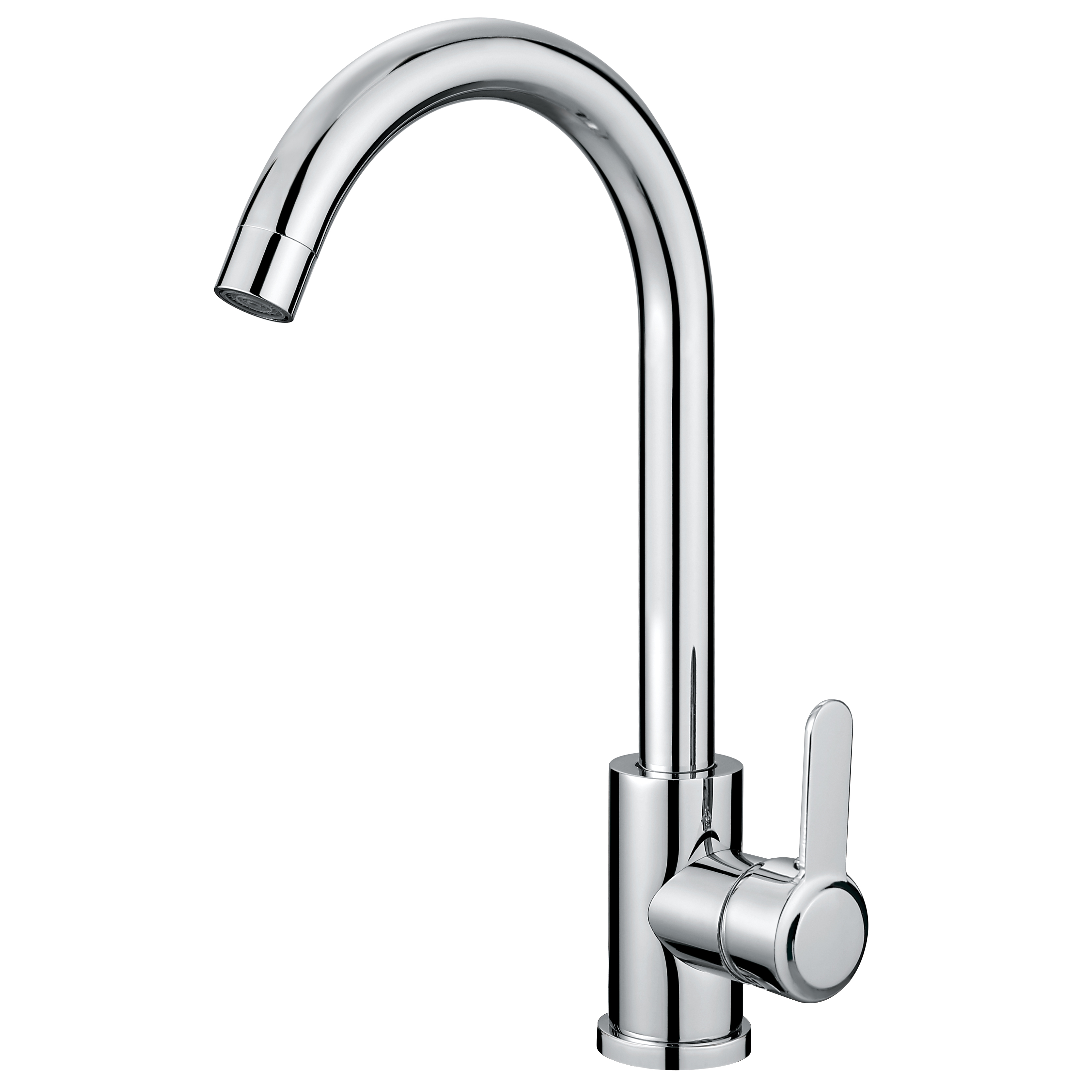 Moderno moderno de un solo agujero de un solo agujero de la cocina grifo de agua fría de agua caliente grifos de cocina de agua fría