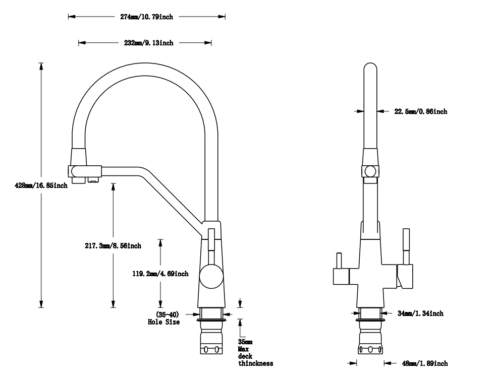 grifos de cocina de gama alta