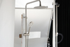 Samliyu Sistema de ducha de lluvia Set 2 Función Acero inoxidable 304 SS Baño Columna de baño 2 TAPAS DE AGUA DE AGUA DE DUCHA