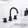 Sly Cupc Double Many Grey Baño de baño grifos de baño de 8 pulgadas 