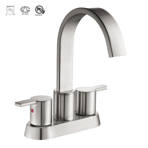 Níquel cepillado con cepillo moderno grifo de lavabo de lavabo