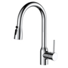 Sly Chrome Sprayer Fregadero de fregadero de la cocina de agua fría y caliente