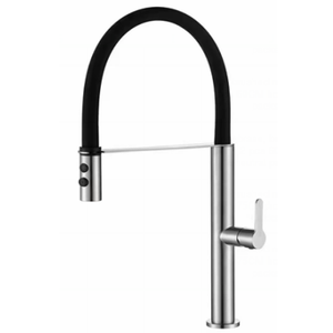 Nuevo grifo de cocina de tendencias astutas con 2 en 1 pull spray moderna manija de un solo mango de níquel cepillado grifo de fregadero de cocina de níquel