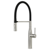 Sly Factory High Flow Kitchen Fregn Facture grifo de cocina fría y caliente grifo de cocina cepillada de níquel