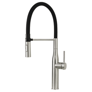 Sly Factory High Flow Kitchen Fregn Facture grifo de cocina fría y caliente grifo de cocina cepillada de níquel