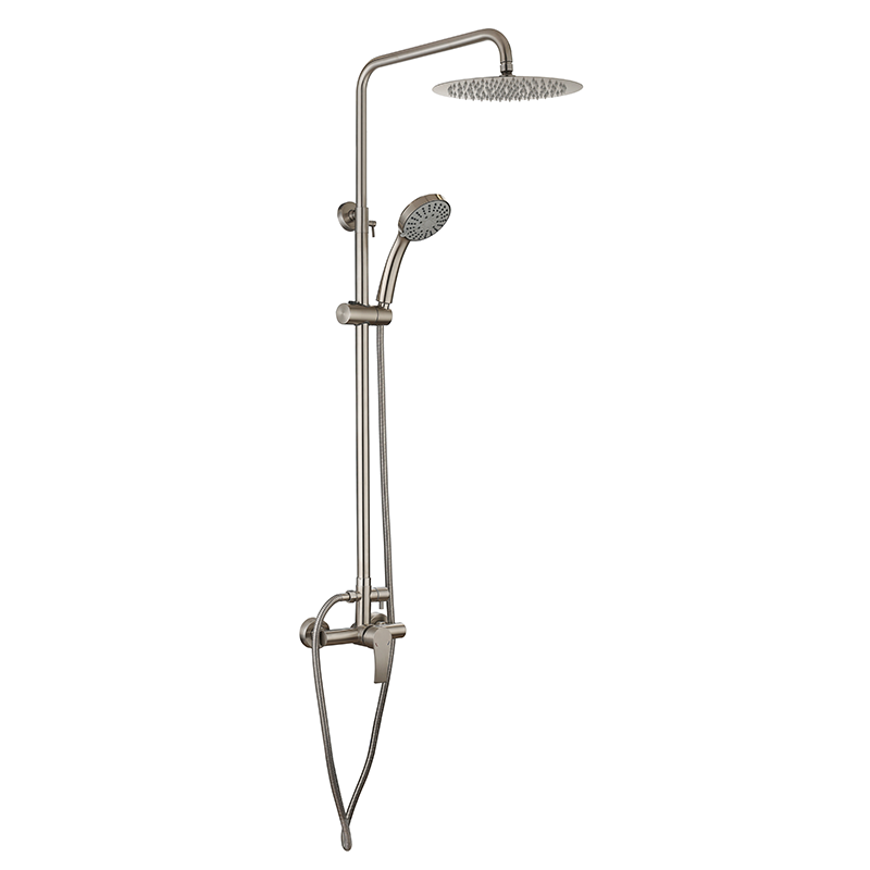 Samliyu 304 Cepillado de ducha de lluvia de grifo de acero inoxidable de acero