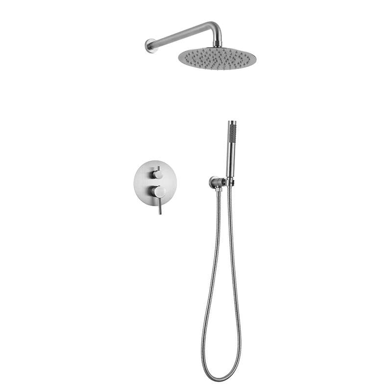 Samliyu de alta calidad Moderna de baño Moderada de baño Raño de ducha de lluvia de níquel cepillado Sistema de lluvia de níquel ducha ducha