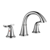 Grifo de lavabo de 3 orificios con manija doble montada en cubierta de cobre SLY para baño