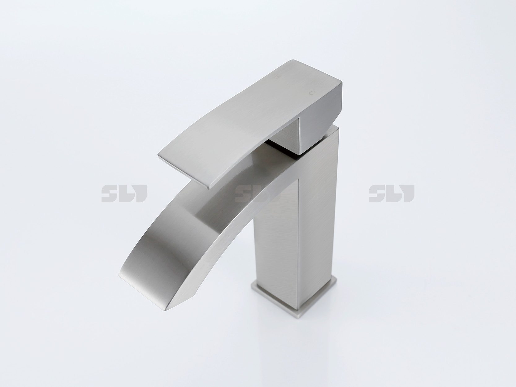 Grifo de lavabo monomando cromado para inodoro 