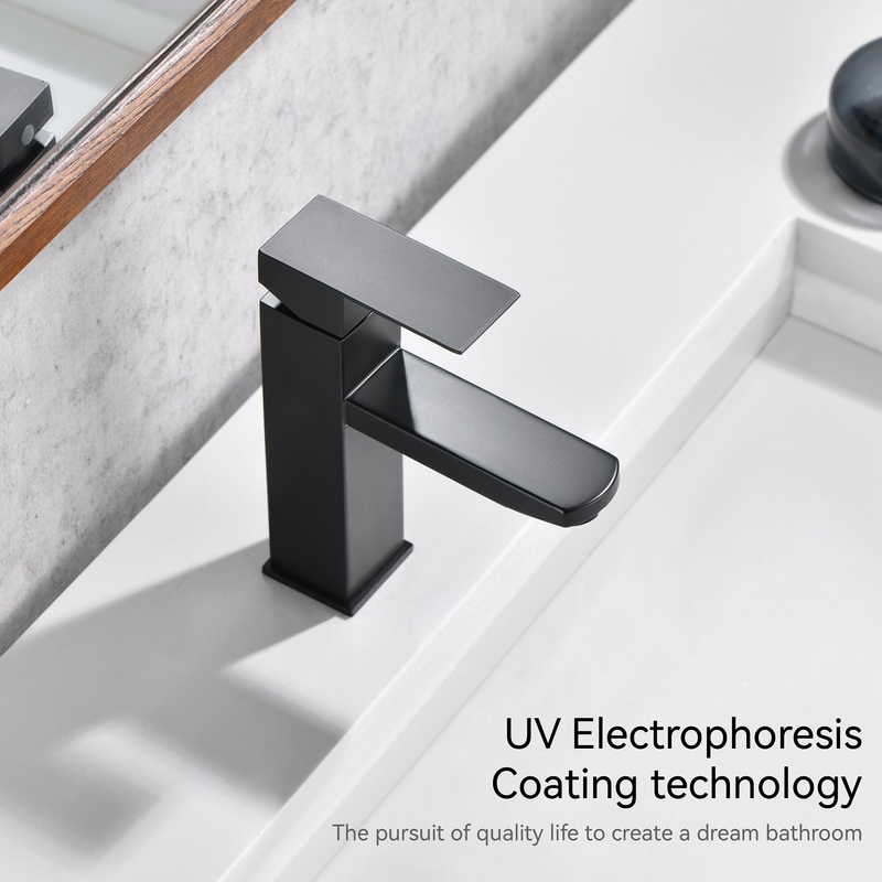 Sly Matte Black Descuento Batio de baño Single Lever Taps de grifo