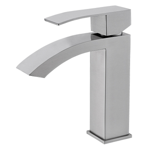 Acero inoxidable de acero inoxidable Moderna cascada Fregadero de la cascada del lavabo del baño