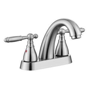 Sly cepillado níquel moderno de lujo coneño de baño grifo de agua grifo