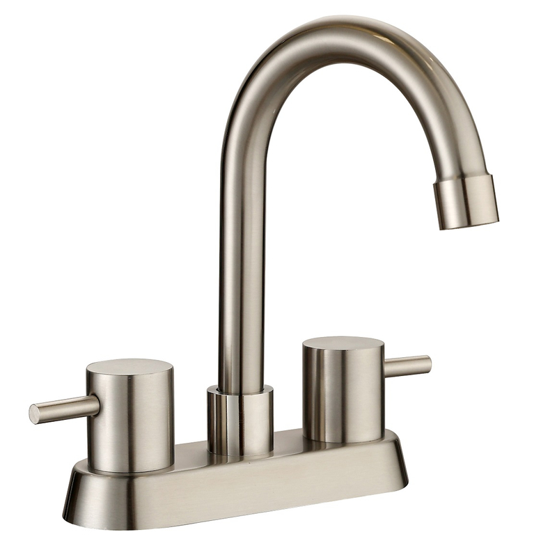 Grifo de la cuenca del baño astuto grifo de agua fría y agua caliente grifo