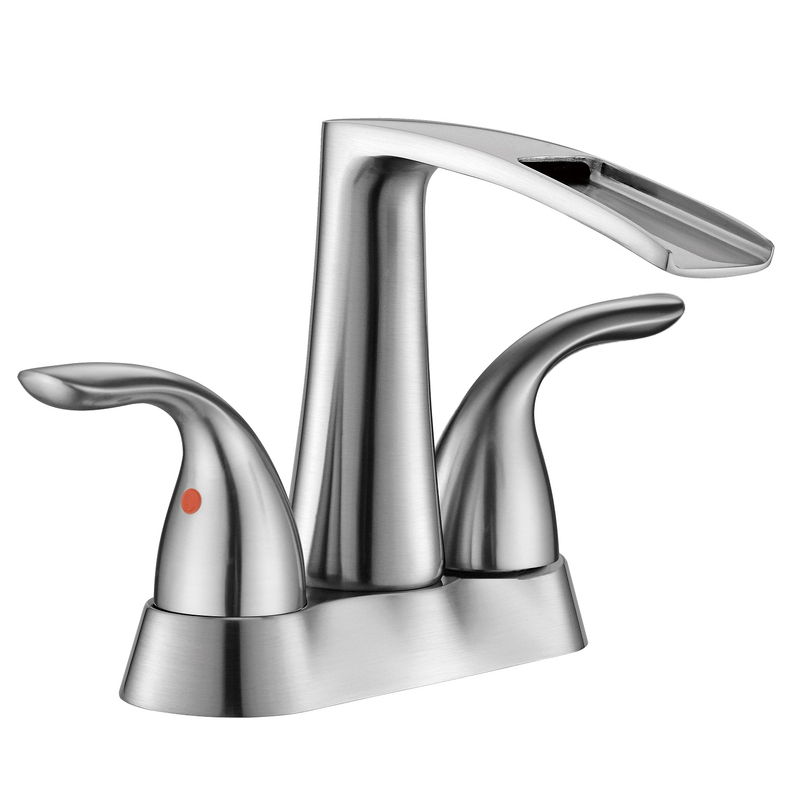Samliyu grifos de lavabo de cuenca negra mate baño batidora de agua fría toque de 4 pulgadas grifo de baño