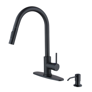 Níquel cepillado Sly Mango único Comercial High Arc Extraction Sprokler Fregadero de cocina