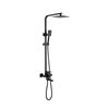 Samliyu 3-Funciones Matte Black Bathom Set System de ducha expuesta al aire libre