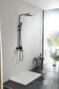 Samliyu 3-Funciones Matte Black Bathom Set System de ducha expuesta al aire libre