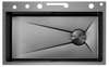 Fregadero de la cocina de metal cepillado de alta calidad del fregadero de cocina moderna fregadero de cocina inteligente fregadero de cocina fregadero