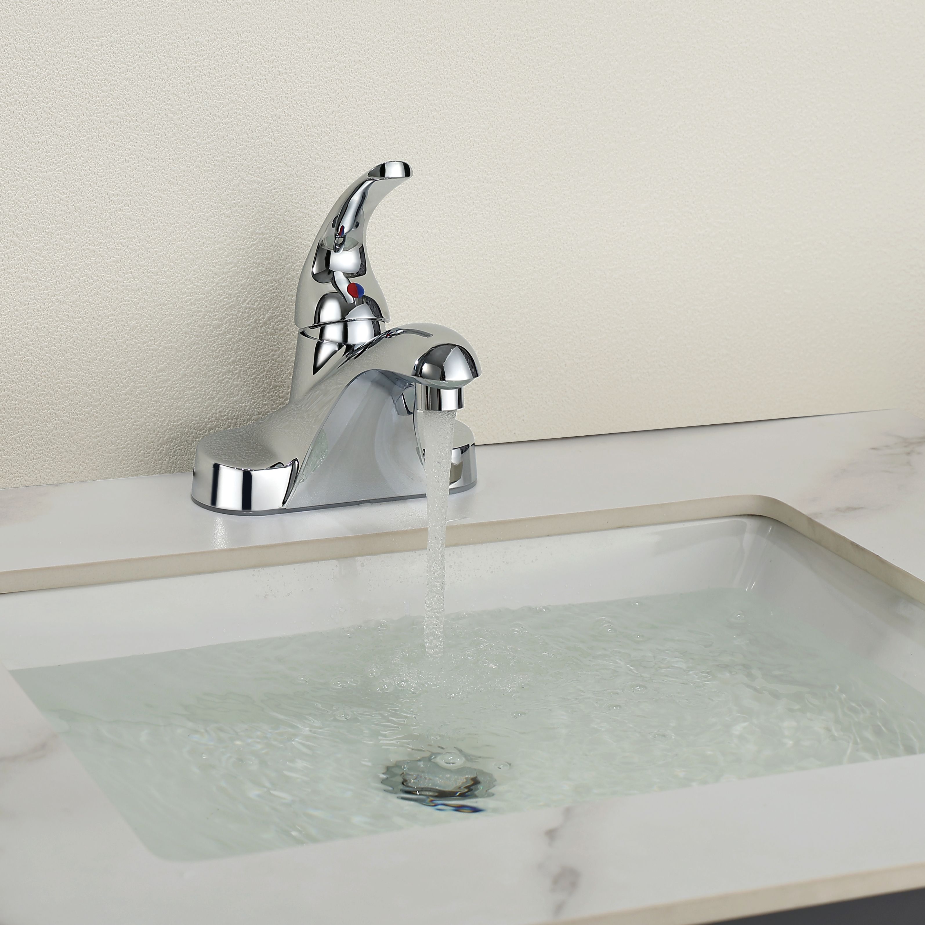 Samliyu Chrome Baño Taucet Mezclador de grifo de grifo caliente Basina fría de agua de agua de agua y grifos de baño de baño