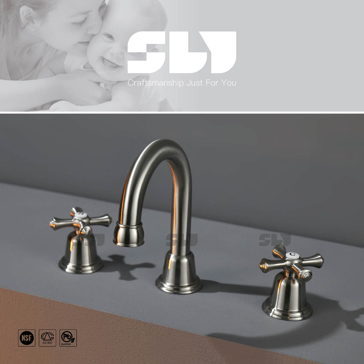 grifo de ba&ntilde;o de 6 pulgadas