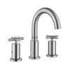 SLY CUpc Baño de lujo Grifo de lavabo de 8 pulgadas Grifos mezcladores de 3 orificios de doble manija Grifo de lavabo de tocador montado en cubierta