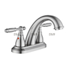 Grifo de lavabo SLY Grifo central de 4 pulgadas Grifo de baño con palanca cromada