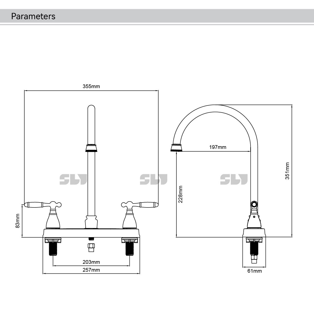 grifo de cocina cromado 