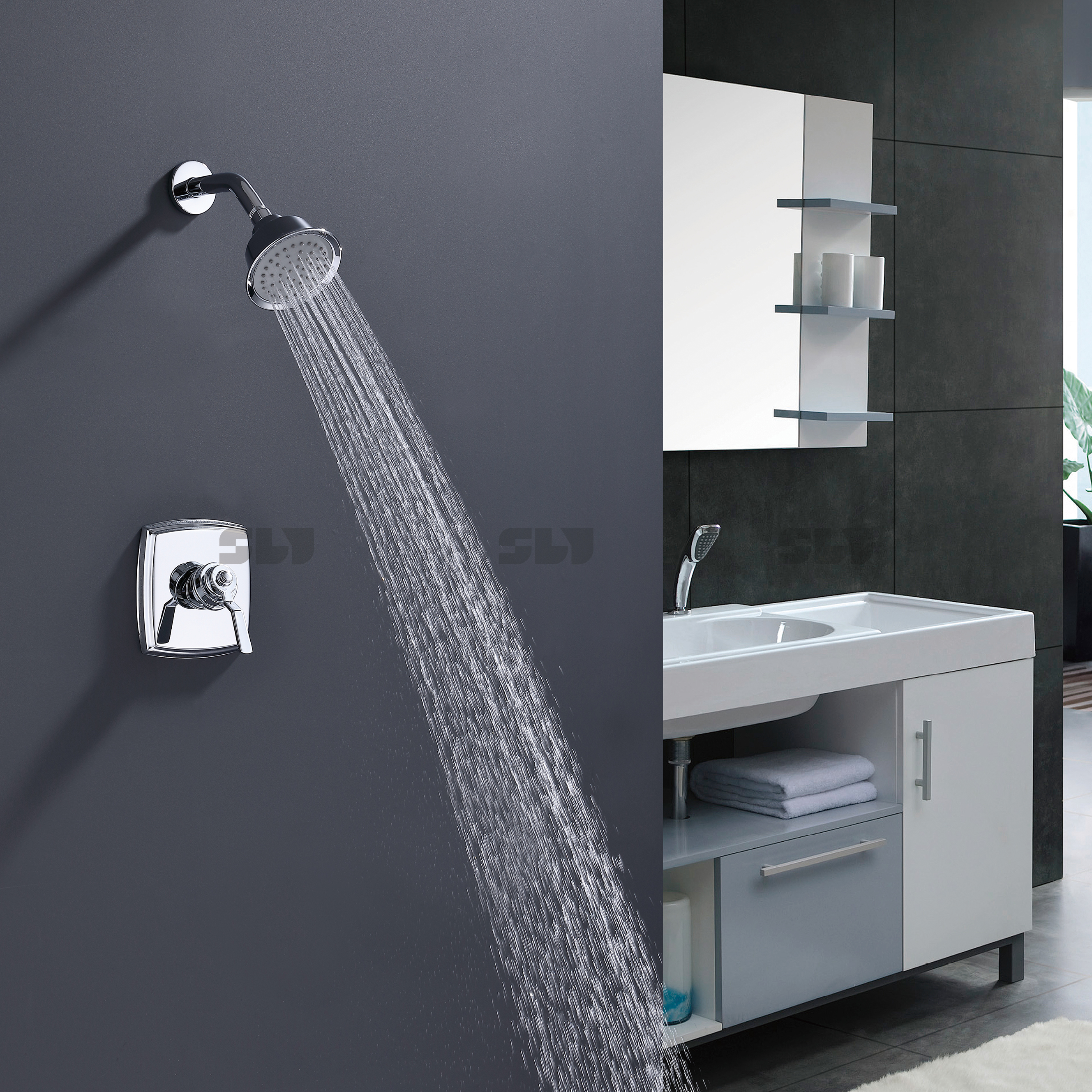 ducha mezclador conjunto cuarto de ba&ntilde;o