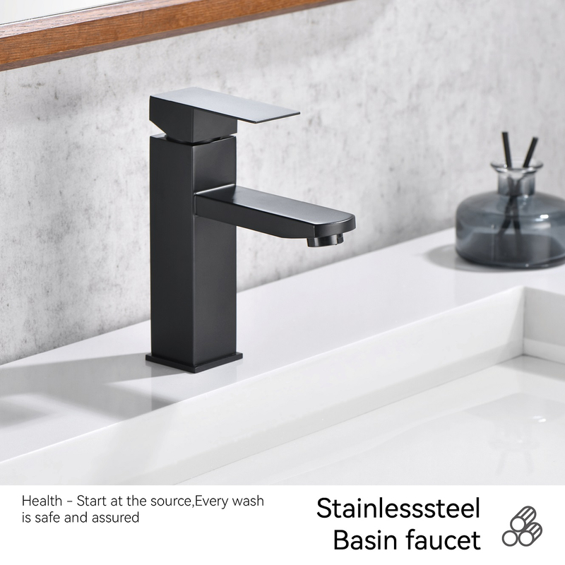 Sly Matte Black Descuento Batio de baño Single Lever Taps de grifo