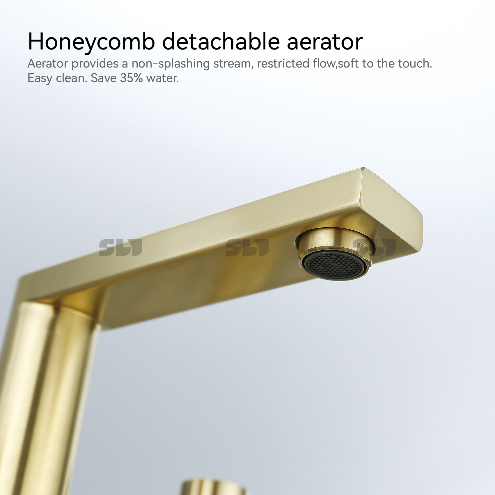 Grifo de doble manija de oro de lujo de venta caliente SLY