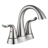 Grifo de baño de níquel cepillado de latón astuto hecho en latón de grifos modernos montados en la pared fregadero de baño