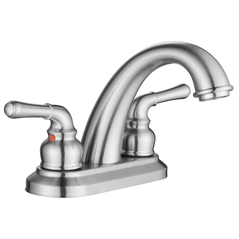 Sly Brass Cepilled Nickel Bathel Baño del grifo de níquel.