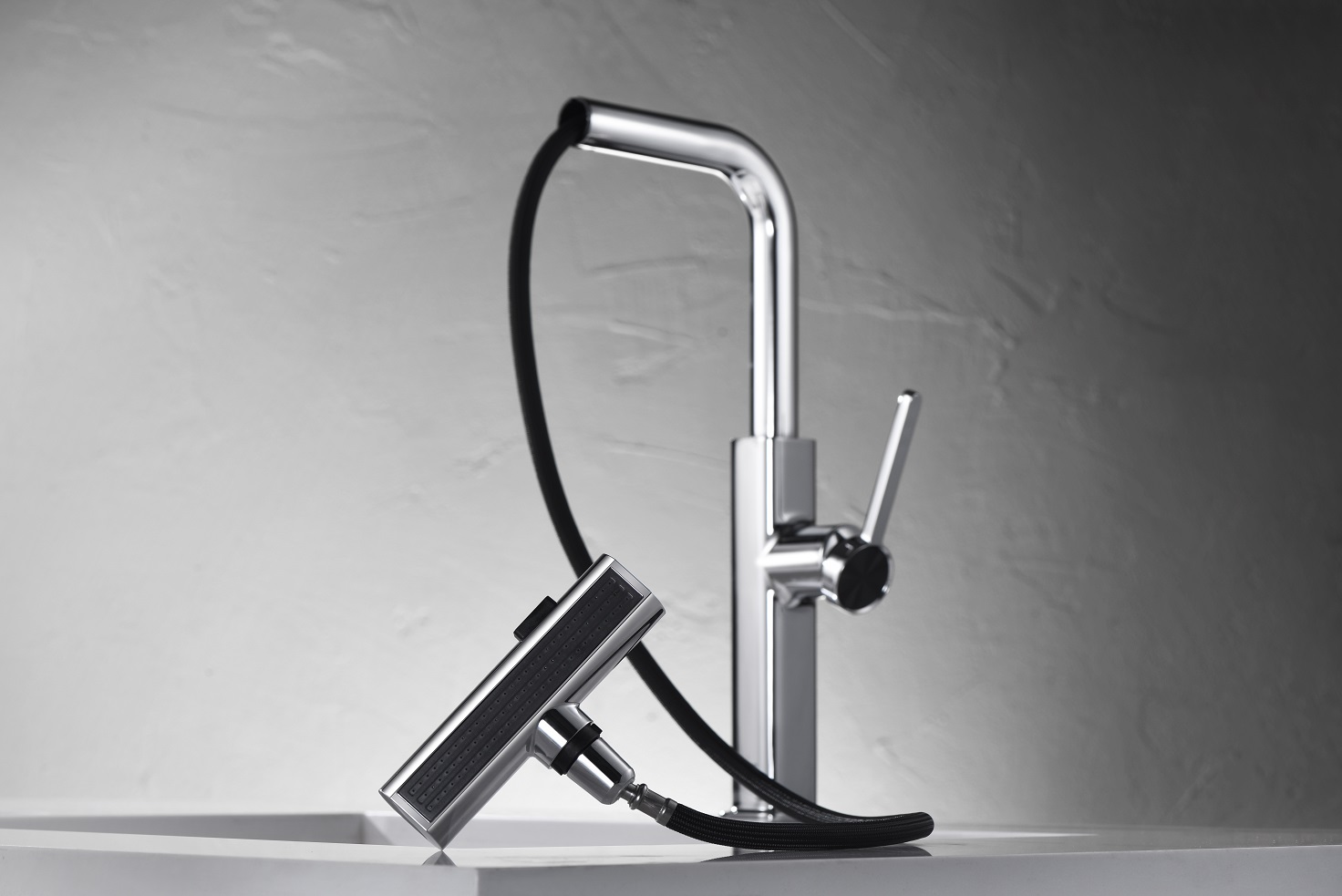 grifo de cocina de un solo orificio