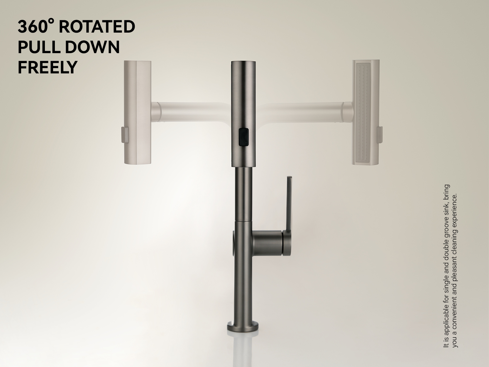 grifo de cocina con rociador extra&iacute;ble