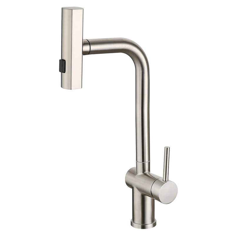 Grifos de cocina de agua de níquel de níquel cepillado astuto
