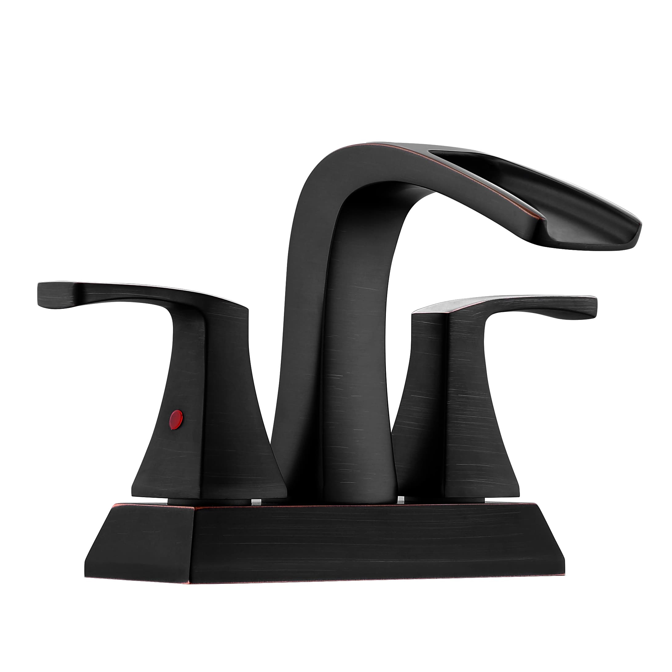 Diseño moderno de latón Sly grifo de lavabo de baño de un solo orificio en stock