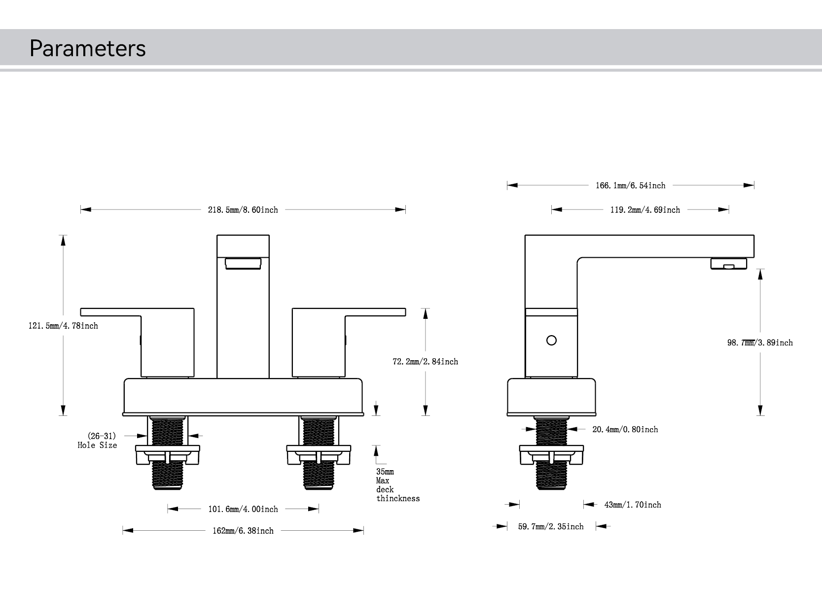 lavabos de ba&ntilde;o con grifos
