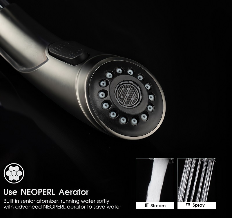 El mejor rociador abatible para grifo de cocina