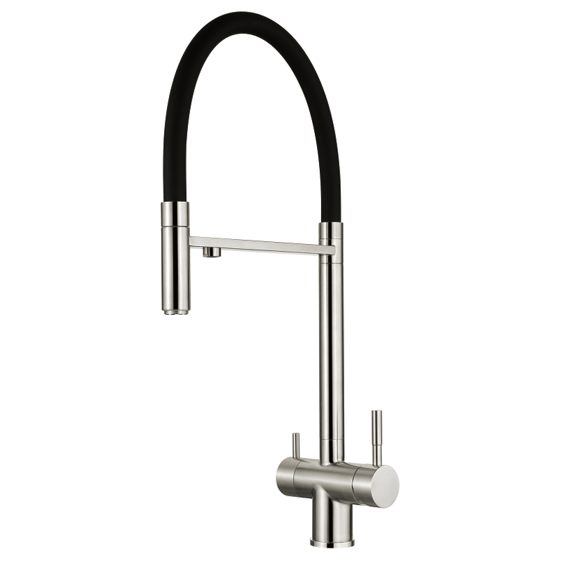 Grifo de cocina de acero inoxidable de alto grado de alto grado